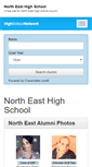 Mobile Screenshot of northeasthighschoolalumni.com